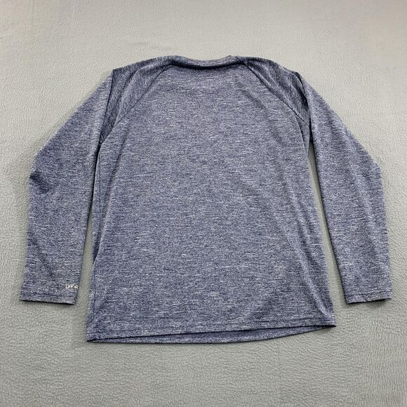 Nike Shirt Mens Small Blue Dri-FIT Long Sleeve Swim UPF 40+ Athletic Training - Picture 12 of 12